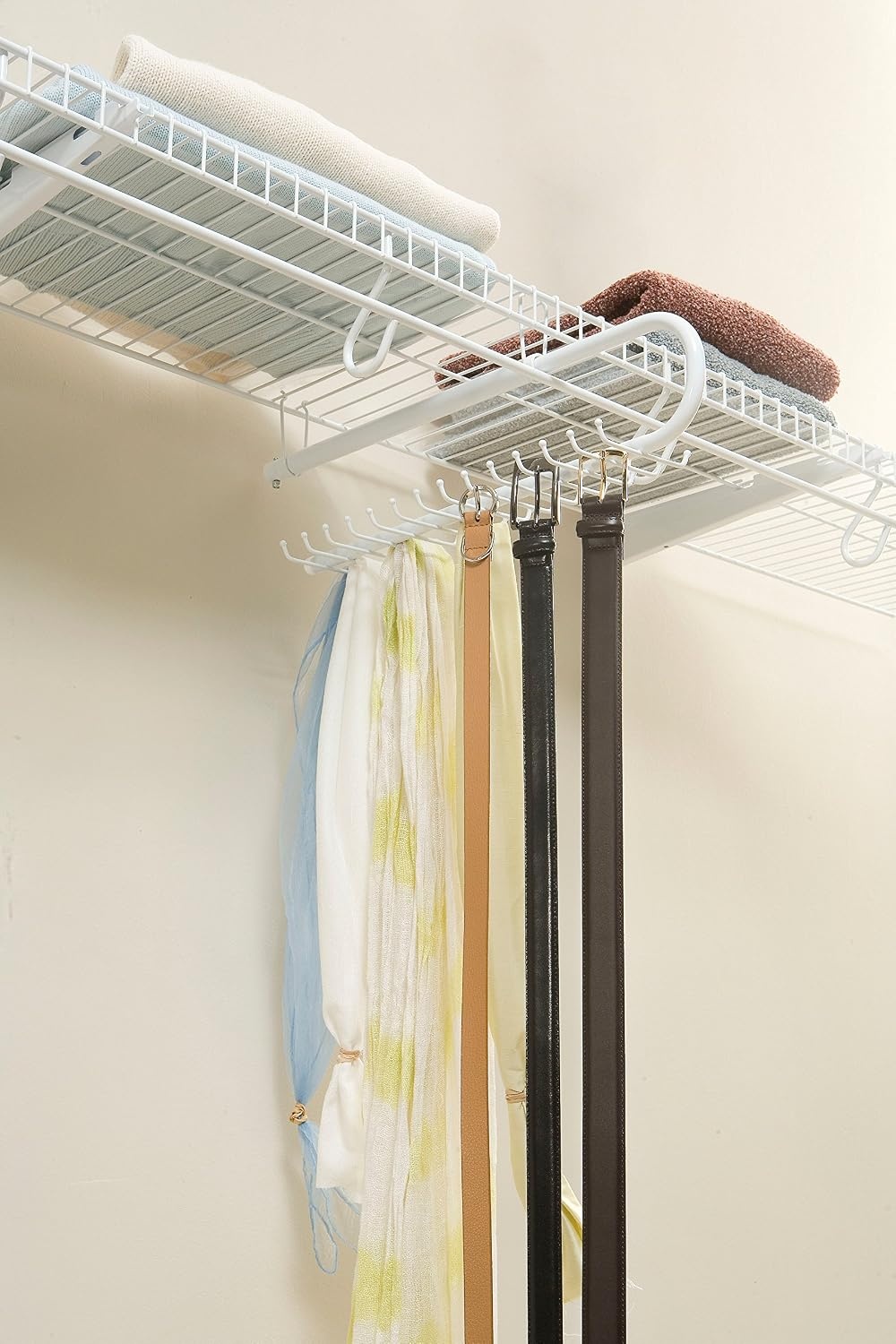 image:imageRubbermaid Configurations 30Hook Tie and Belt Organizer TitaniumFG3H9802TITNM