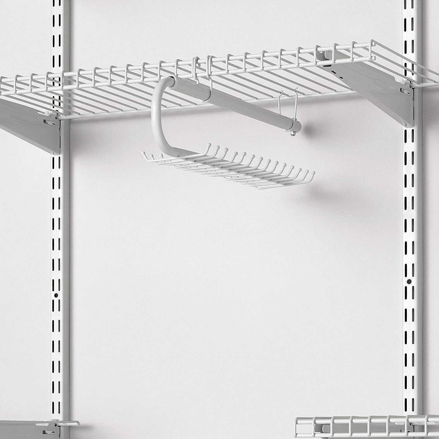 image:imageRubbermaid Configurations Tie amp Belt Organizer White Accessory Organization System and Storage for HomeClosetBathroom469 x 381 x 17 inches