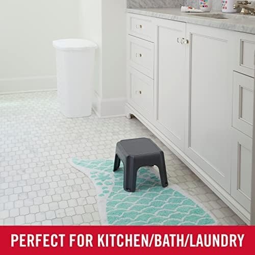 image:imageRubbermaid OneStep Stool Bisque Holds up to 200 Pounds 7 Height Gray Durable Step Stool for KidsBathroomHomeOfficeGarage