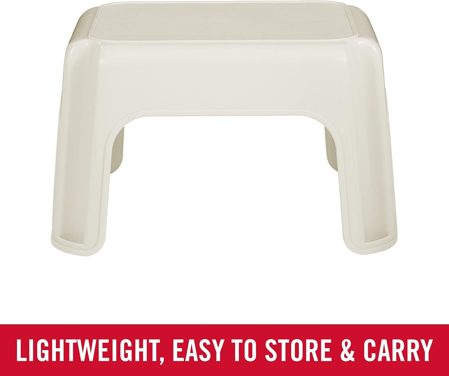 image:imageRubbermaid Roughneck StepStool Bisque Lightweight Holds up to 300 pounds Ideal for KitchenBath SkidResistantBisque