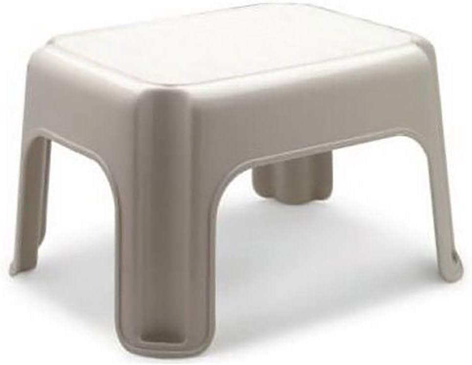 image:imageRubbermaid Roughneck StepStool Bisque Lightweight Holds up to 300 pounds Ideal for KitchenBath SkidResistantTan
