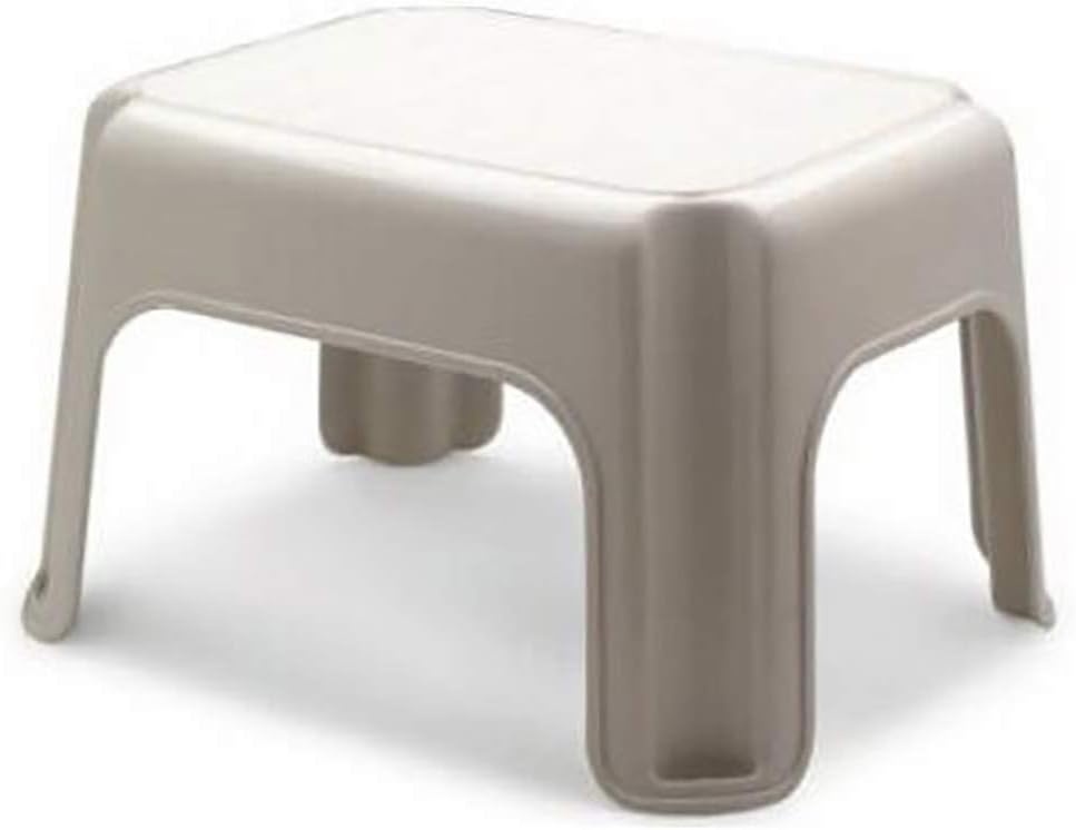image:imageRubbermaid Roughneck StepStool Bisque Lightweight Holds up to 300 pounds Ideal for KitchenBath SkidResistantTan