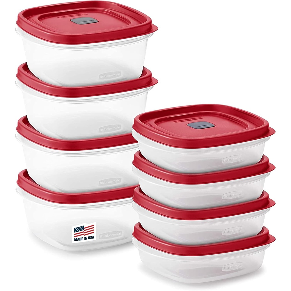 image:imageRubbermaid 42Piece Food Storage Containers with Lids16Piece