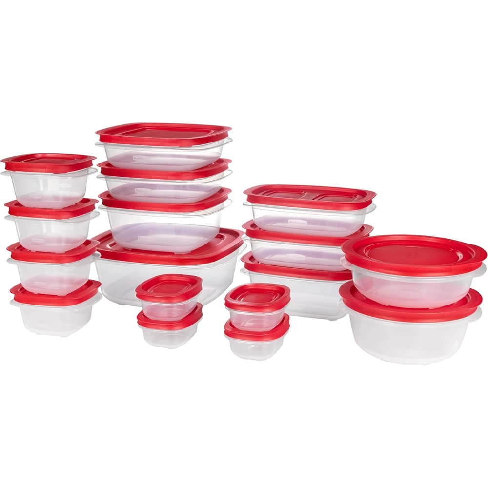 image:imageRubbermaid 42Piece Food Storage Containers with Lids34Piece