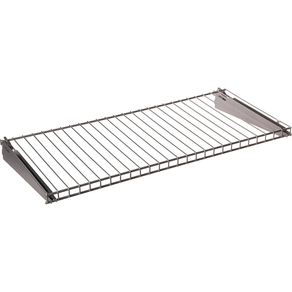 image:imageRubbermaid Configurations 26 Shelving Kit Set of 2 Shelves Titanium Expandable Organization for HomeLaundryBathroomMudroomPantryLinen ClosetGarage