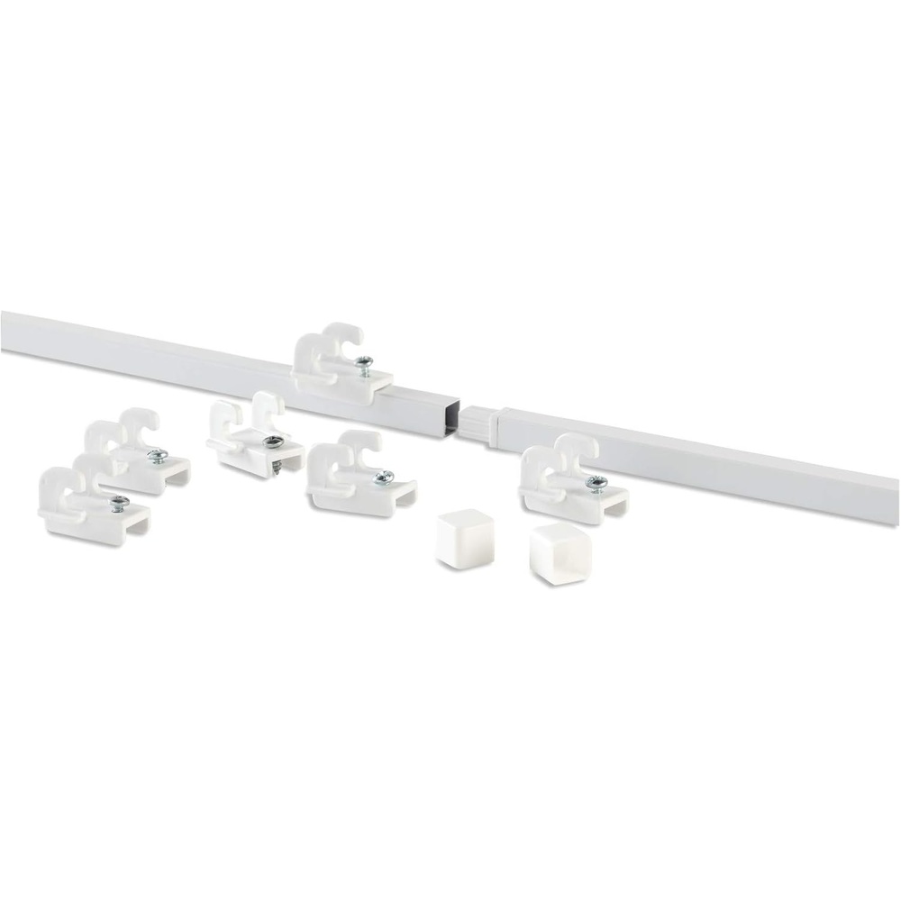 image:imageRubbermaid Direct Mount NonAdjustable Closet System 84Inch White ClosetPantry Organizer for FoodClothesShoes