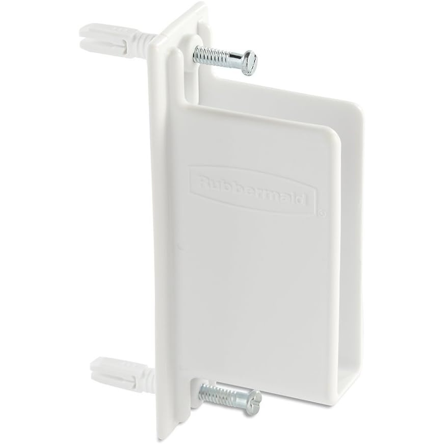image:imageWall Mount Bracket 2 12 in Height 3 1116 in Width 4 12 in Length Plastic White