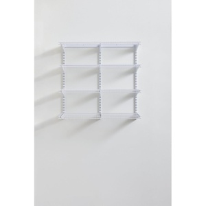 Rubbermaid 36″ Pantry Organization Shelf System Direct Wall Mount 4 Shelves and Mounting Hardware Kit Included White Wire Shelving System for Home/Pantry/Closet(White)
