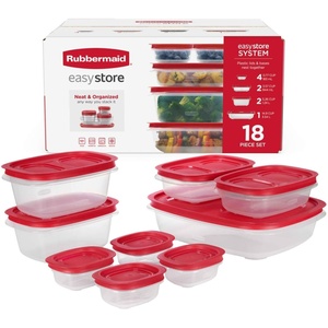 Rubbermaid 42-Piece Food Storage Containers with Lids(18-Piece)
