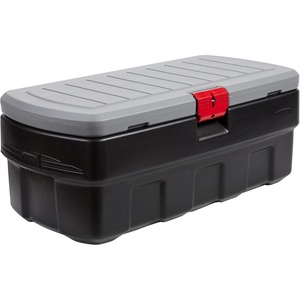 Rubbermaid® ActionPacker®️ 8 Gal Lockable Storage Box Pack of 4, Outdoor, Industrial, Rugged, Grey and Black(48 gal-(Pack of 1))