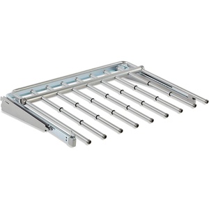 Rubbermaid Configurations Pants Rack Titanium Holds 7 Pairs of Pants Non-Slip Closet Organization and Storage