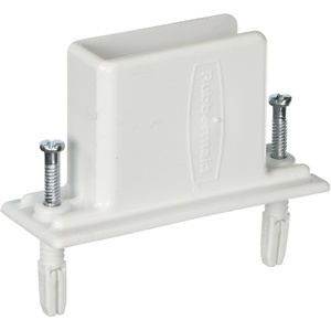 Rubbermaid Direct Mount Non-Adjustable Closet System Closet Organizer Tool White 25-count