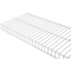 Rubbermaid Linen Wire Shelf, 16″ X 6′, White (FG3N3500WHT)(White)